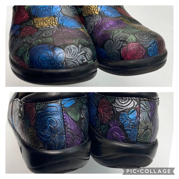 Alegria Kel-466 Colorful Leather Slip-Ons - Picture 6 of 15